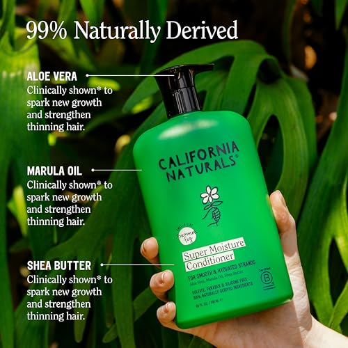 California Naturals Super Moisture Conditioner – Hydrating, Color-Safe for Damaged Hair | 20 fl oz