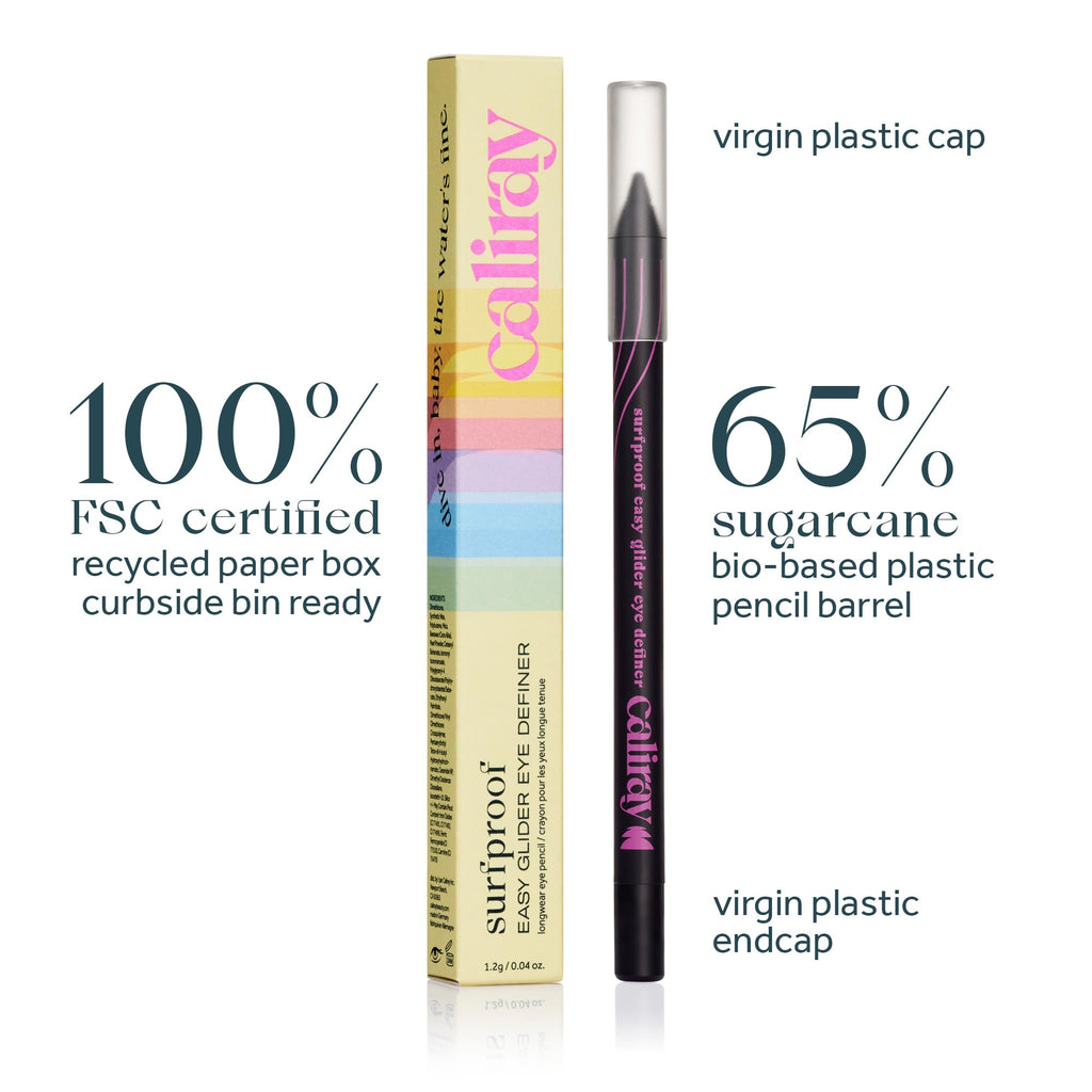 Caliray Surfproof Pencil Longwear Easy Glider Eye Definer – Secret Spot Brown (0.9 oz)