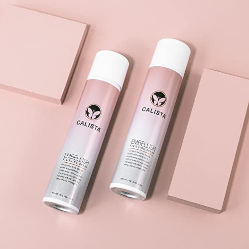 CALISTA Embellish Finishing Spray – Strong Hold Hairspray for Volume, Shine & Frizz Control | 10 oz