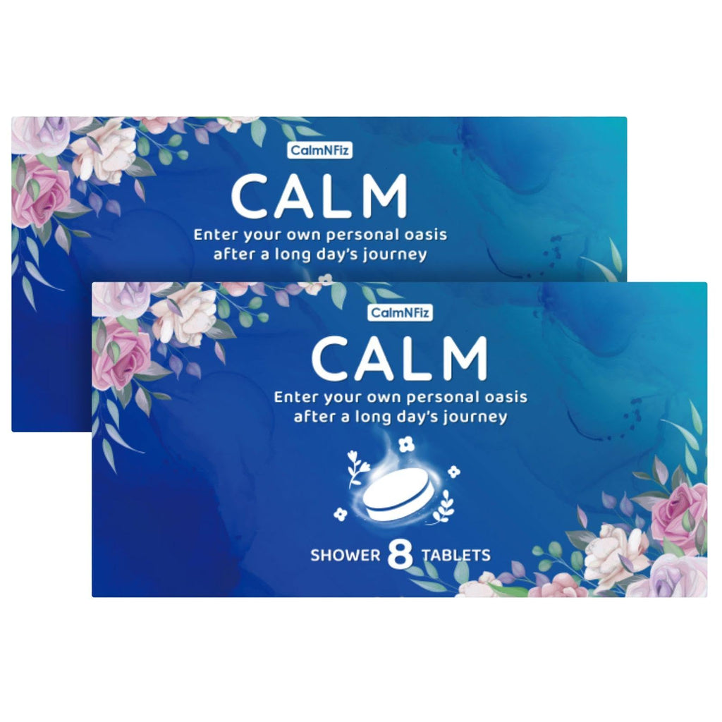 CalmNFiz Shower Steamers 16 Pack – Organic Fragrances for Relaxing Showers