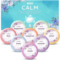 CalmNFiz Shower Steamers – 8 Scents | Aromatic Bath Bomb Set | Gift for Teens & Adults