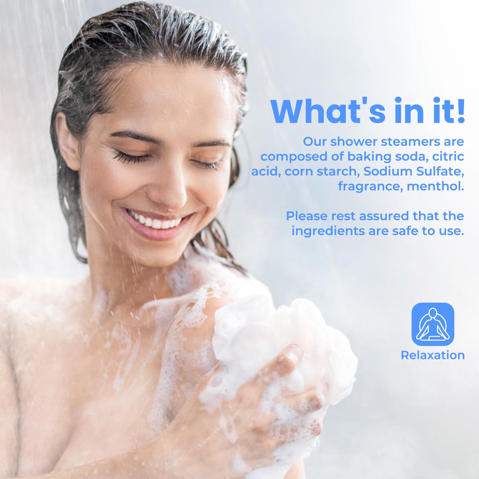 CalmNFiz 8-Pack Shower Steamers – Shea Butter Shower Bombs in Gift Box
