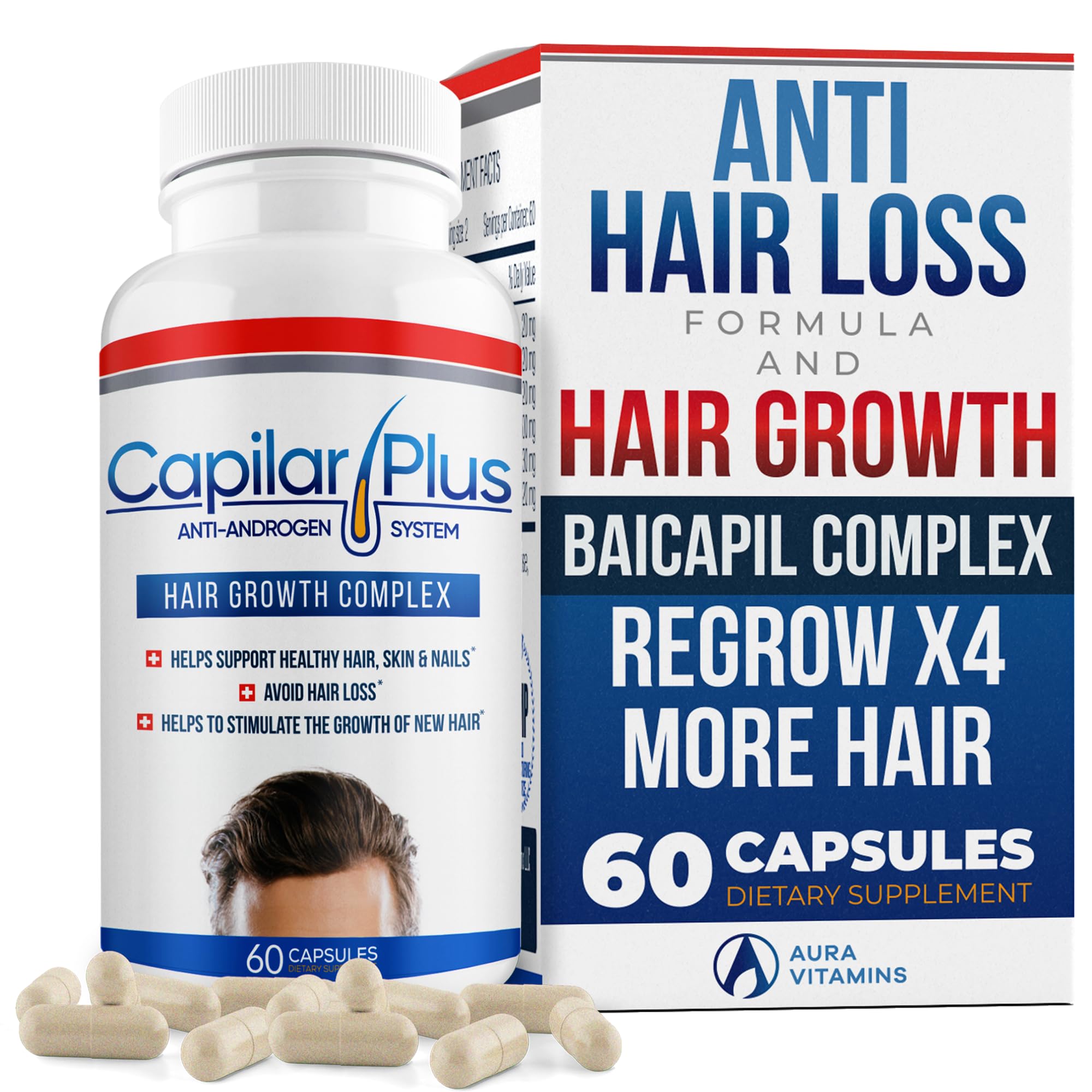 CalviStop Capilar Plus – Anti-Androgen Hair Growth Supplement | CALVISTOP