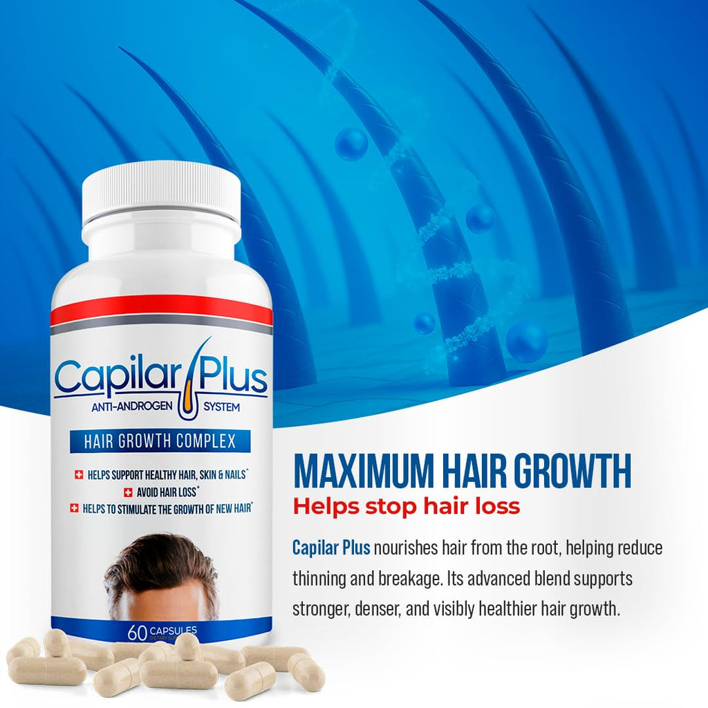 CalviStop Capilar Plus – Anti-Androgen Hair Growth Supplement | CALVISTOP