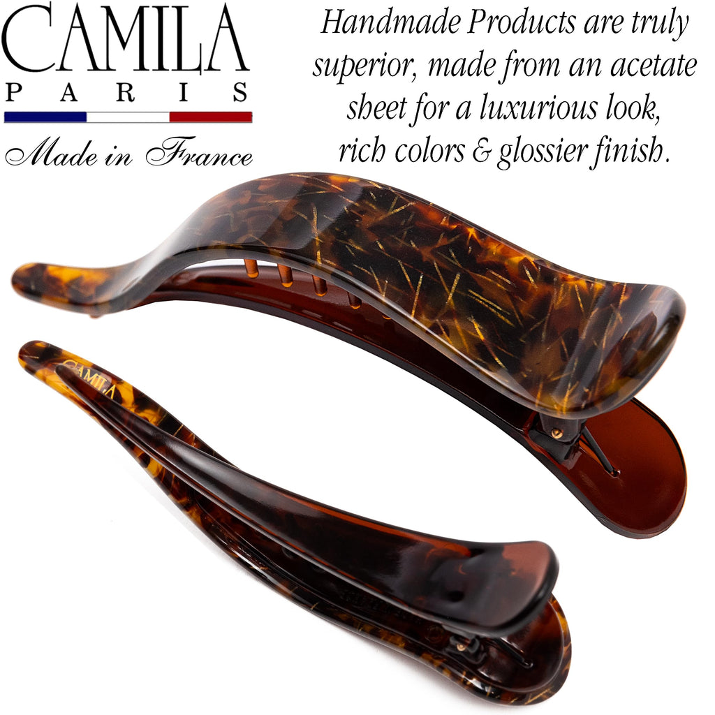 Camila Paris CP2478 French Hair Clip – Alligator Clip, Handmade in France, Strong Hold