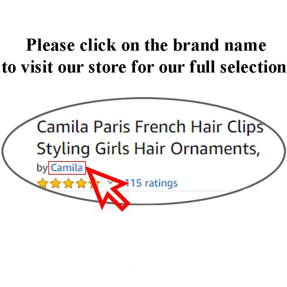 Camila Paris CP2478 French Hair Clip – Alligator Clip, Handmade in France, Strong Hold