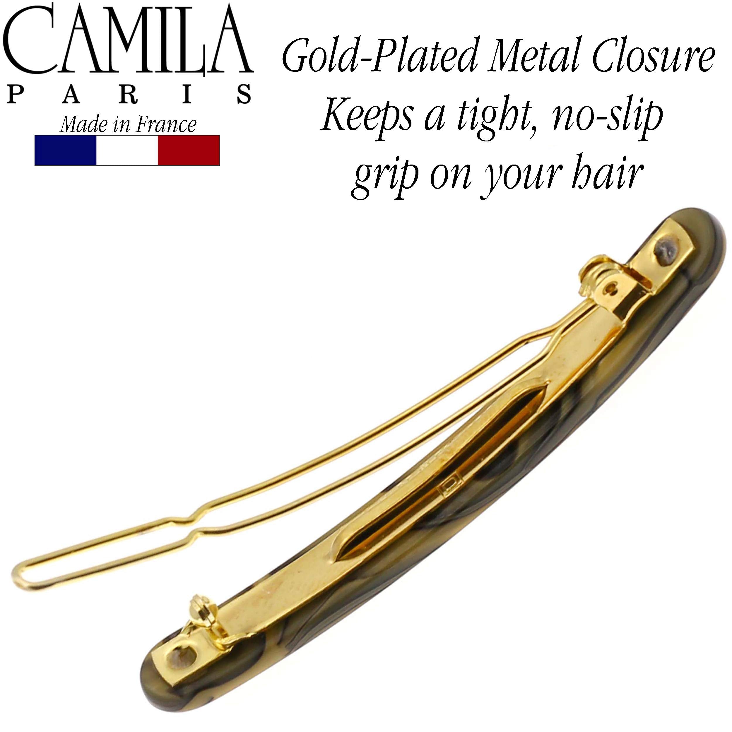 Camila Paris CP2990 French Hair Barrette – Handmade, Strong Hold, No Slip