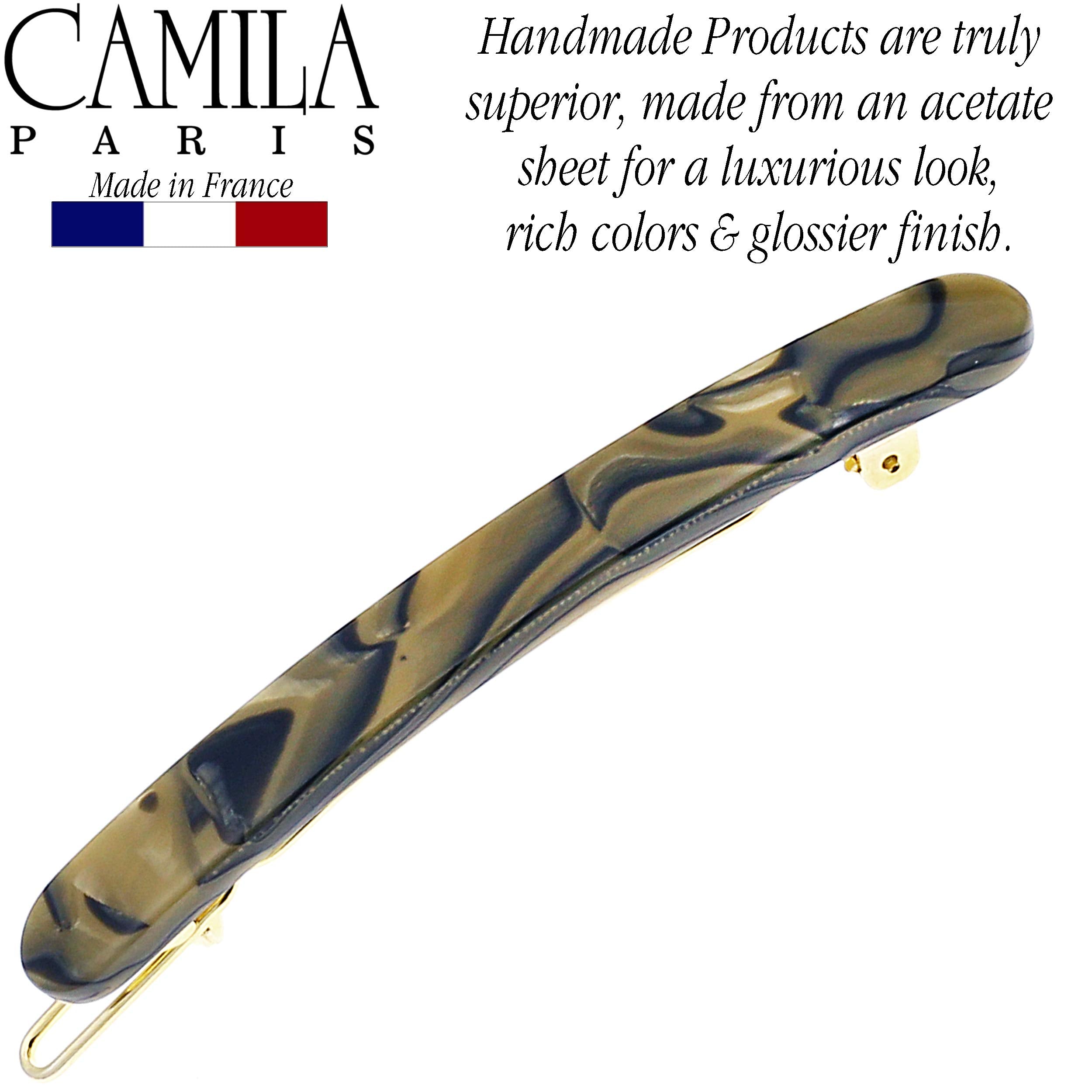 Camila Paris CP2990 French Hair Barrette – Handmade, Strong Hold, No Slip