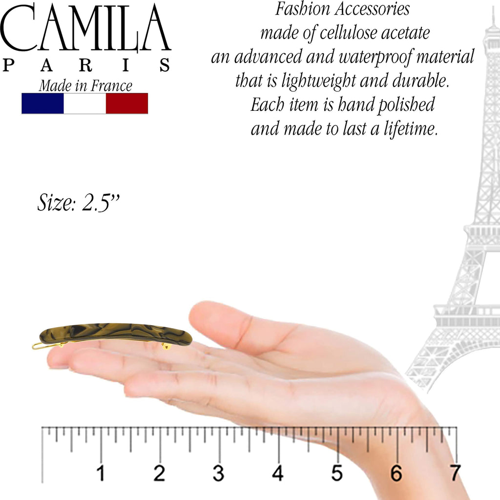 Camila Paris CP2990 French Hair Barrette – Handmade, Strong Hold, No Slip