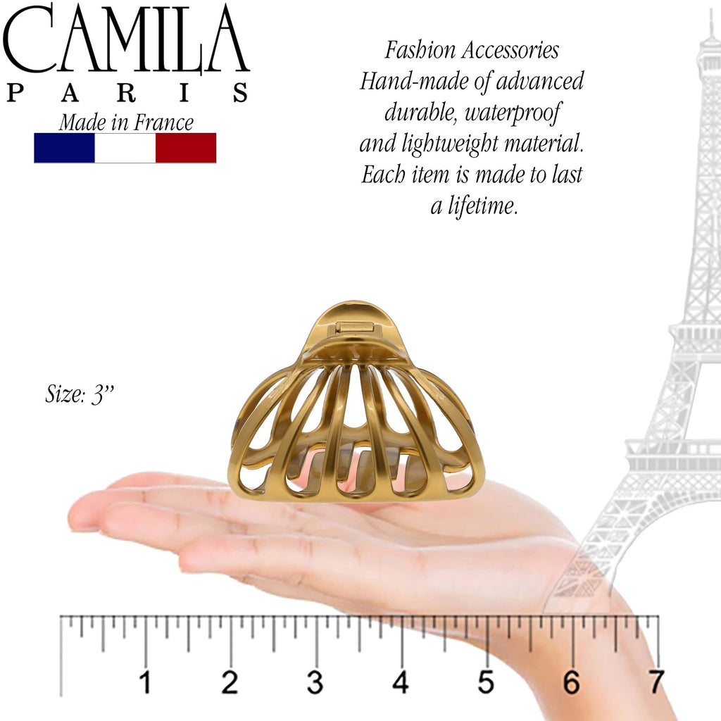 Camila Paris CP3052 2PK French Octopus Hair Clips – Strong Hold for Thick Hair, Made in France