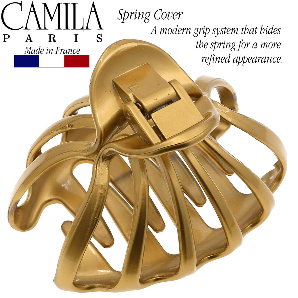 Camila Paris CP3052 2PK French Octopus Hair Clips – Strong Hold for Thick Hair, Made in France