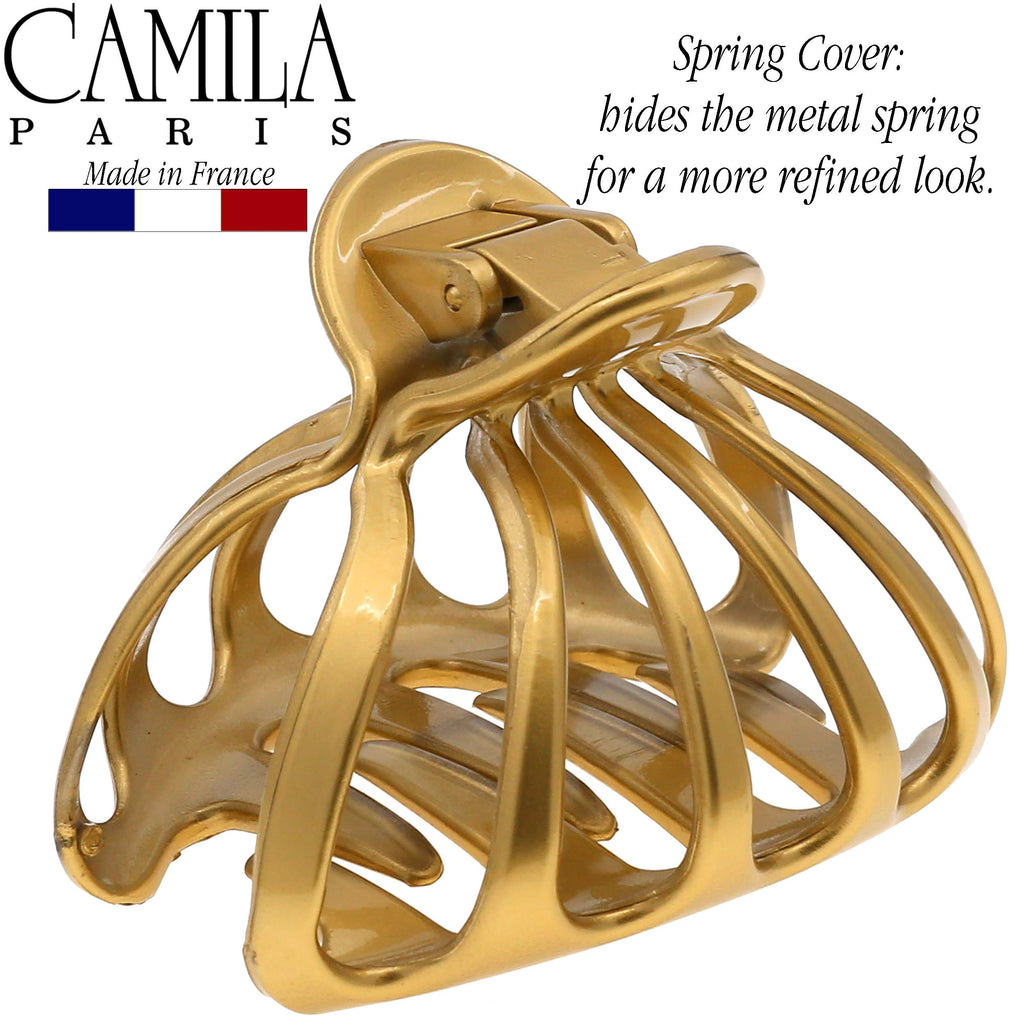 Camila Paris CP3052 2PK French Octopus Hair Clips – Strong Hold for Thick Hair, Made in France