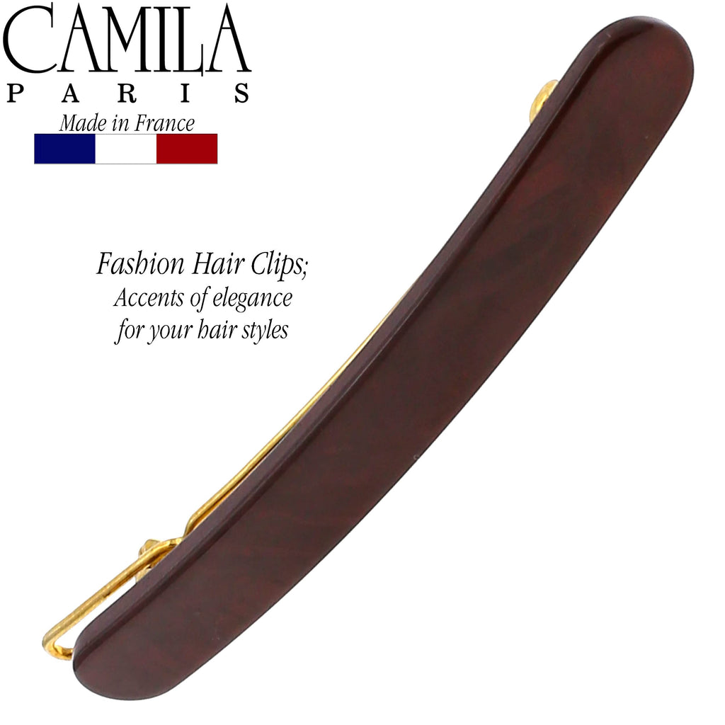 Camila Paris CP3283 French Hair Barrette Clip – Handmade in France, Strong Hold, No Slip