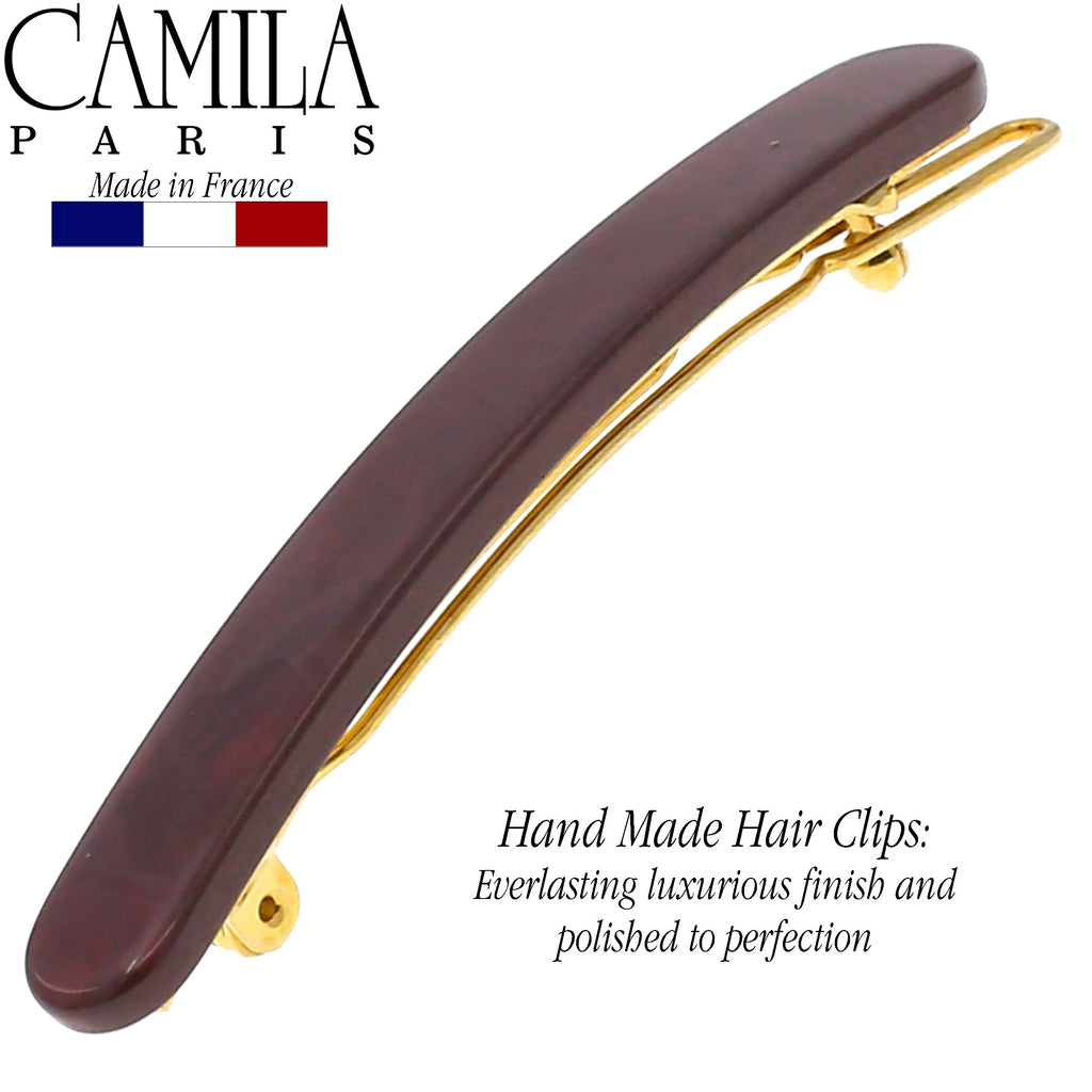 Camila Paris CP3283 French Hair Barrette Clip – Handmade in France, Strong Hold, No Slip
