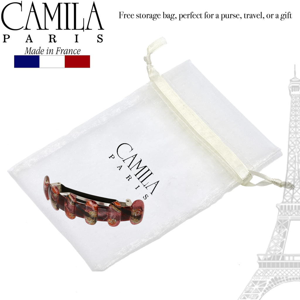 Camila Paris CP3304 French Hair Barrette – Strong Hold for Thick Hair (Made in France)