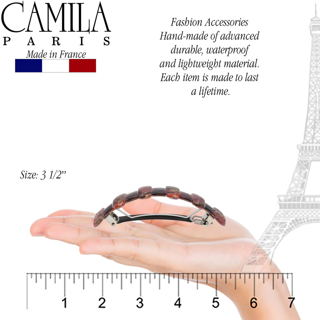 Camila Paris CP3304 French Hair Barrette – Strong Hold for Thick Hair (Made in France)