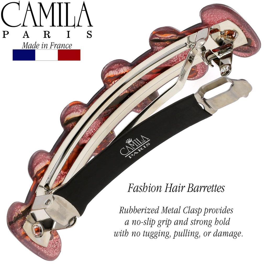Camila Paris CP3304 French Hair Barrette – Strong Hold for Thick Hair (Made in France)