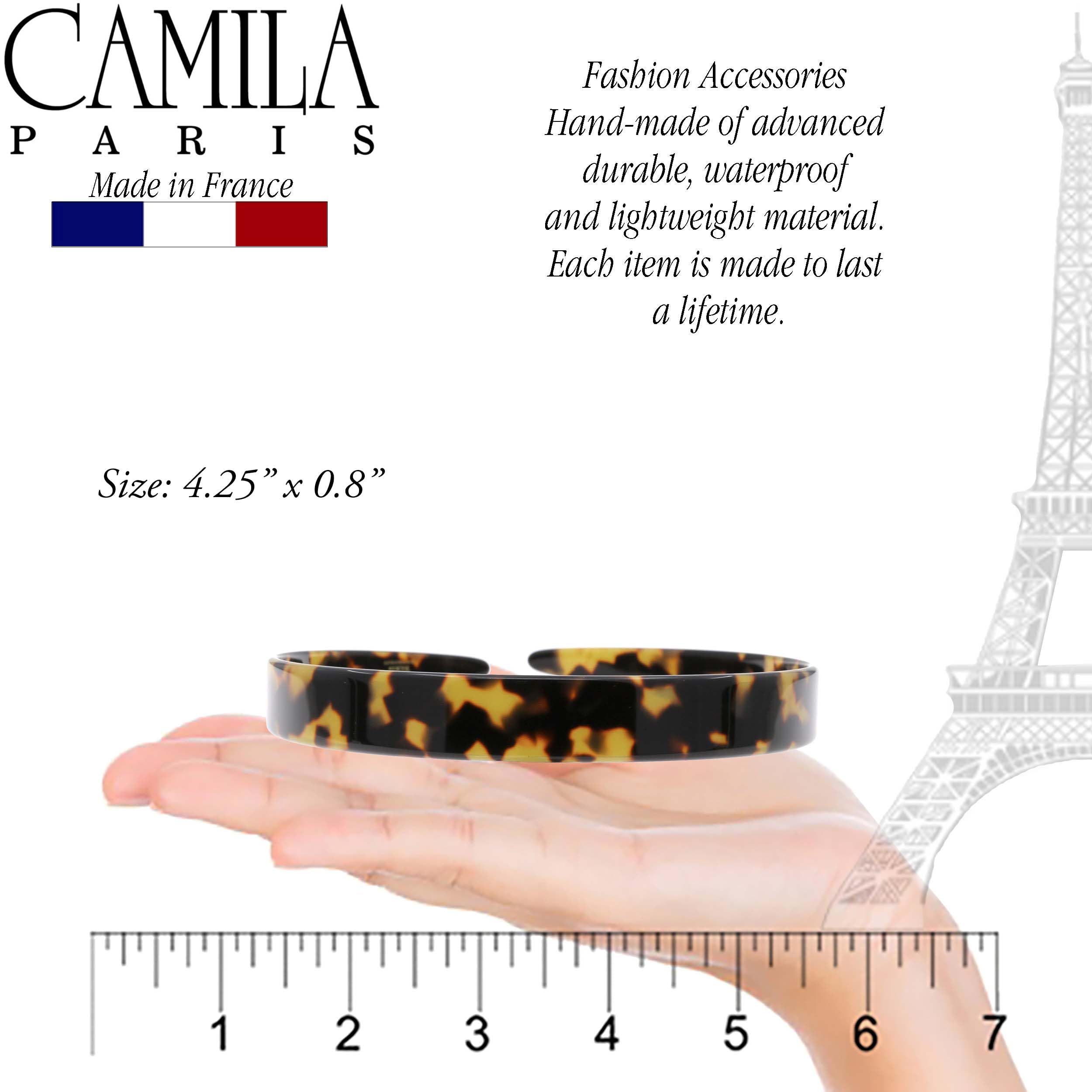 Camila Paris CP3466 French Headband for Women – Handmade in Tokyo, No Slip Grip
