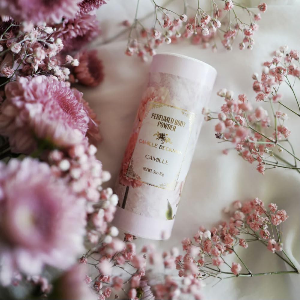 Camille Beckman Scented Talc-Free Body Powder (3 oz) – Perfumed Dusting Powder by Camille Beckman