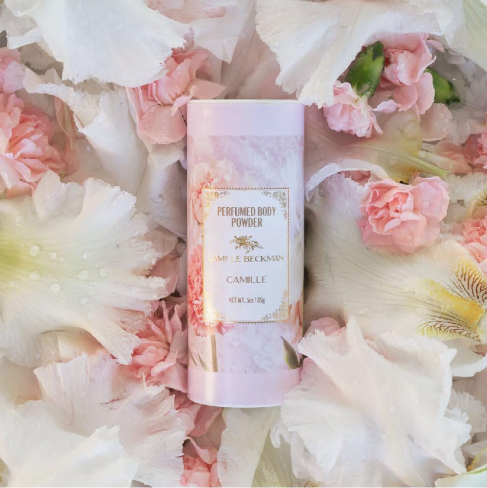 Camille Beckman Scented Talc-Free Body Powder (3 oz) – Perfumed Dusting Powder by Camille Beckman