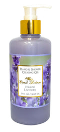 Camille Beckman Hand & Shower Cleansing Gel – English Lavender, 13 oz