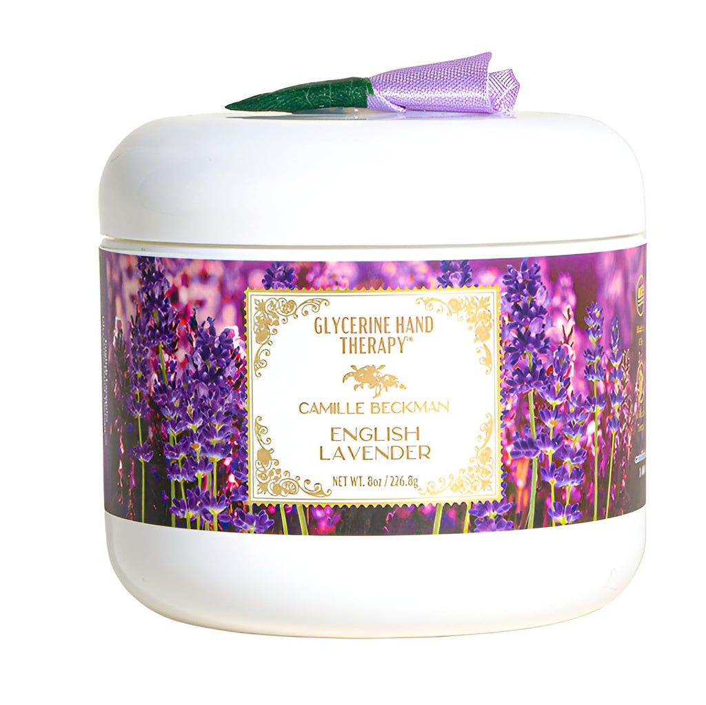 Camille Beckman Glycerine Hand Therapy Cream – English Lavender, 8 oz