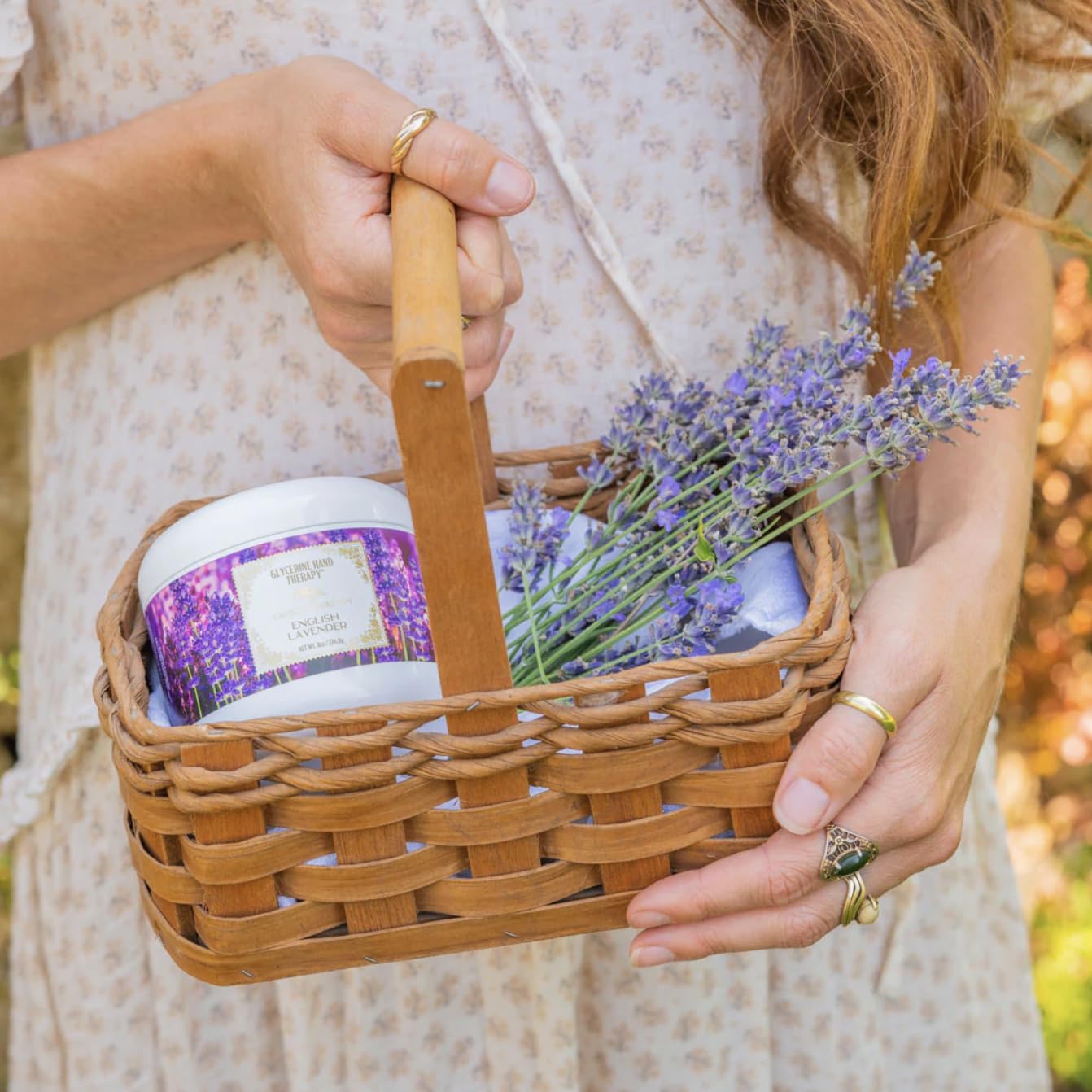 Camille Beckman Glycerine Hand Therapy Cream – English Lavender, 8 oz