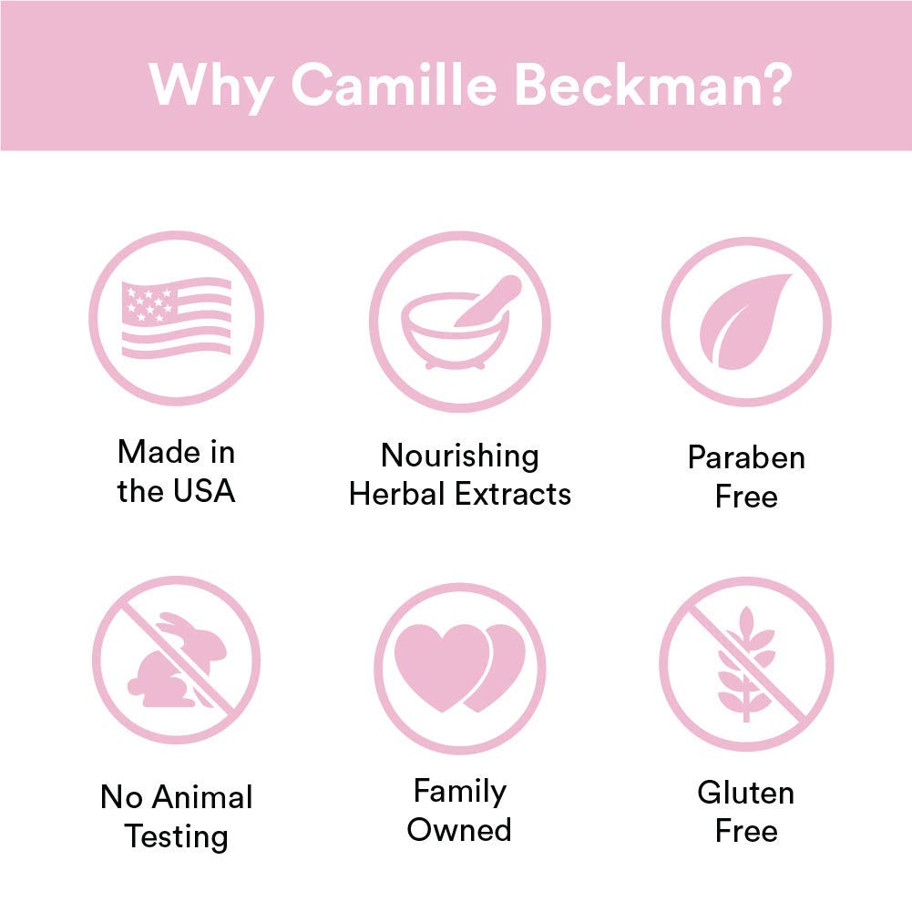 Camille Beckman Glycerine Rosewater Bar Soap – 3 Bars (3.5 oz) for Hands, Face & Body