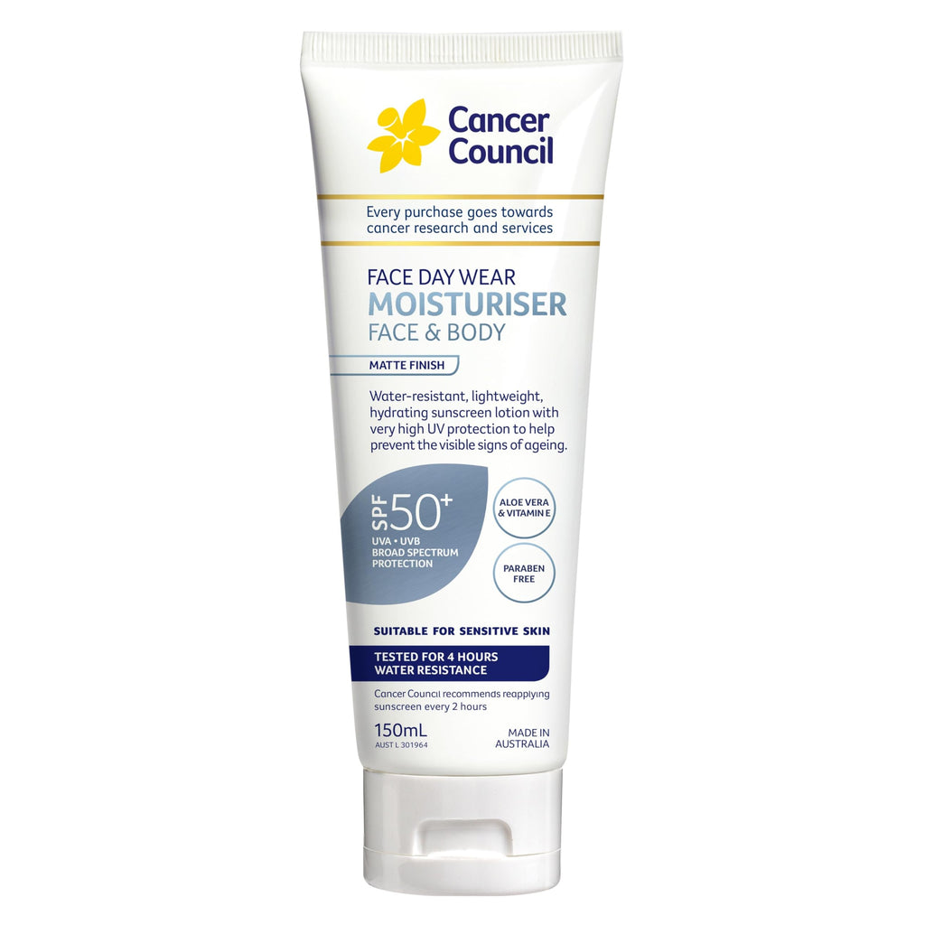 Cancer Council SPF 50+ Day Wear Face Matte Invisible | 4hr Water-Resistant, 75ml