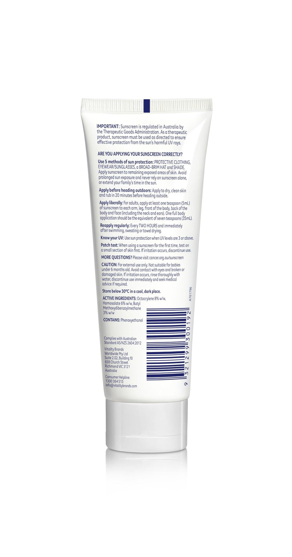 Cancer Council SPF 50+ Day Wear Face Matte Invisible | 4hr Water-Resistant, 75ml
