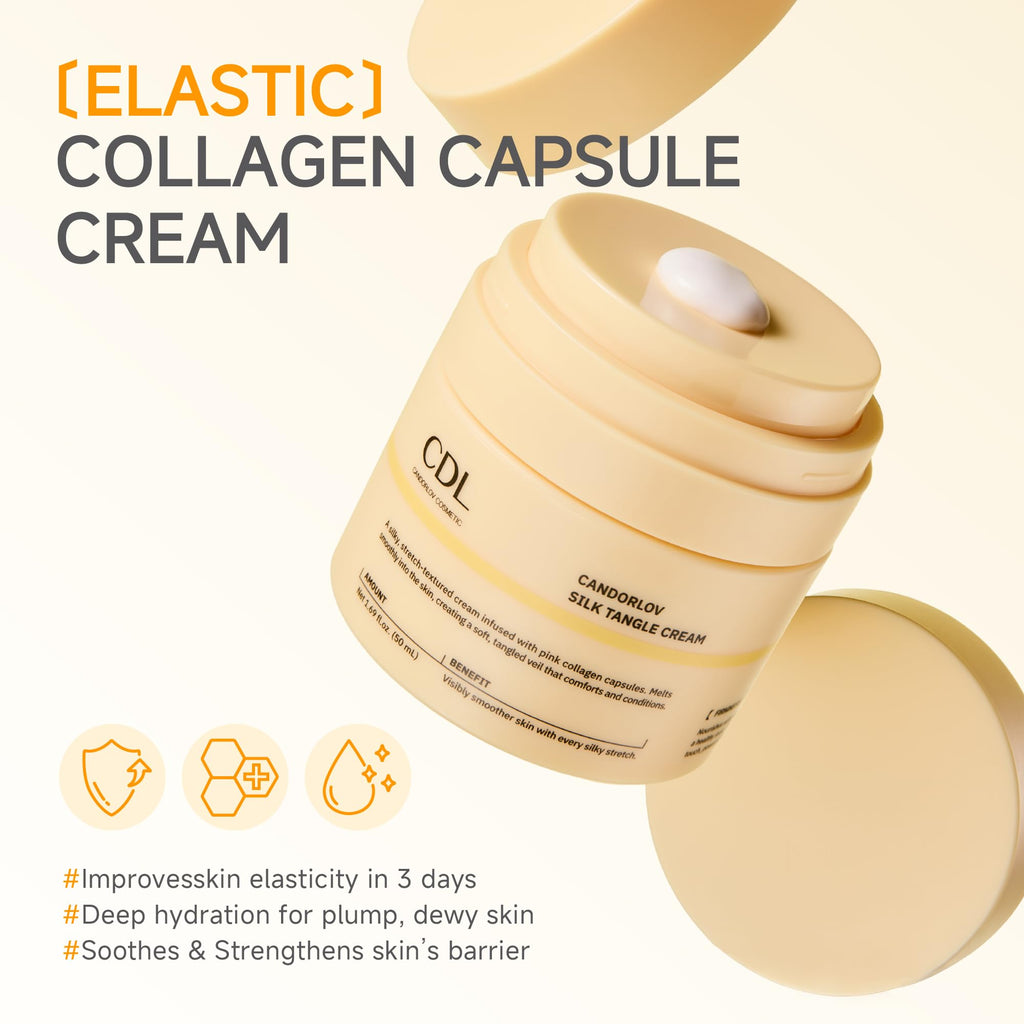 CandorLov CDL Silk Tangle Collagen Lifting Cream – Instant Firming, Deep Hydration & Pore Care