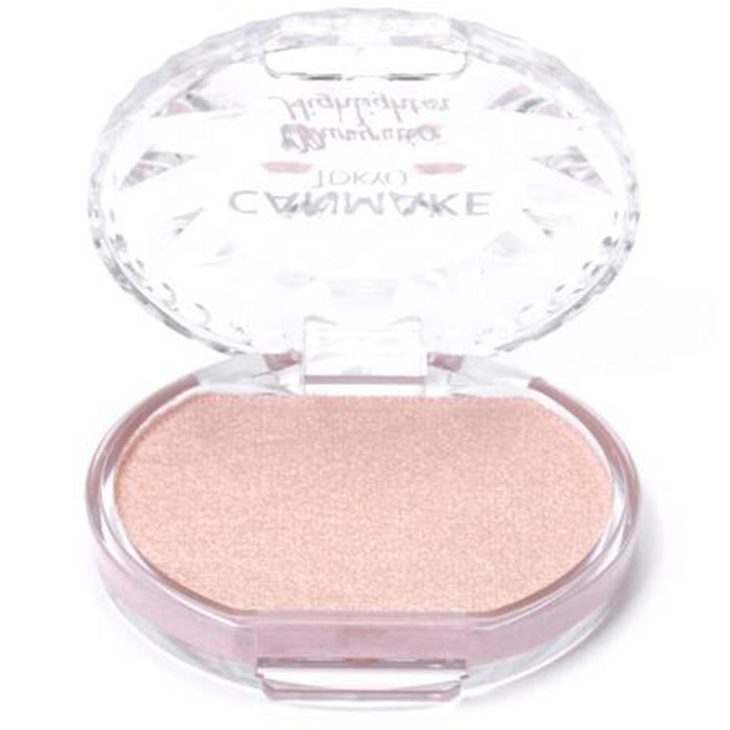 CANMAKE Munyutto Highlighter - Packed Powder Compact 0.13oz / 3.8g - Rose Quartz