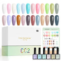 CANNI 30Pcs Gel Nail Polish Set – 9ml Spring & Summer Colors