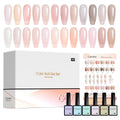 CANNI Jelly Gel Nail Polish Set – 30 Colors (9ml) for French Manicure | Soak Off UV/LED Kit