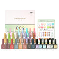 CANNI CC2 Gel Nail Polish Set — 30 Pcs, 9ml, Soak-Off LED Kit for Home Manicure
