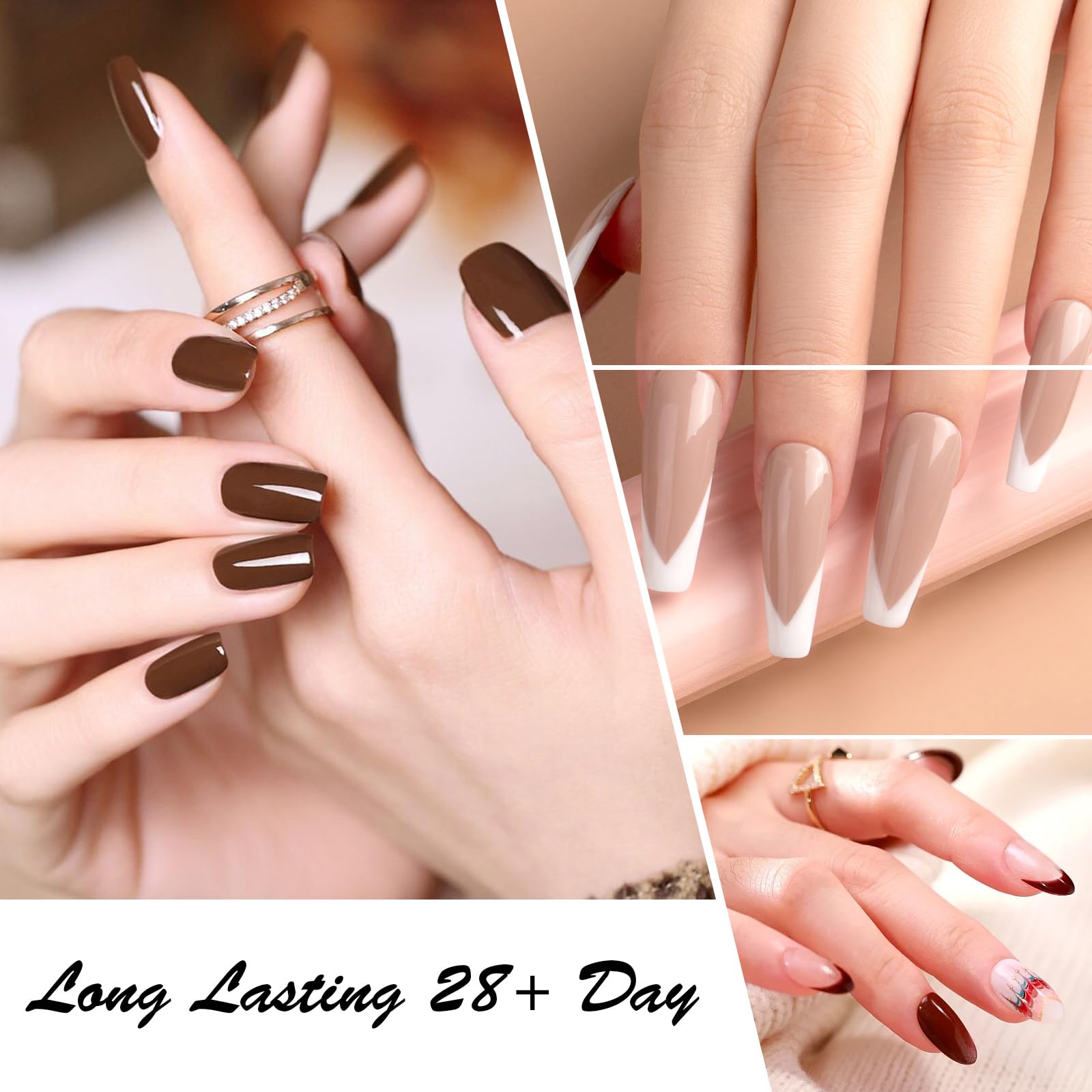 CANNI 30Pcs 9ml Hema-Free Gel Nail Polish Set – Soak-Off LED Kit for Home Manicure