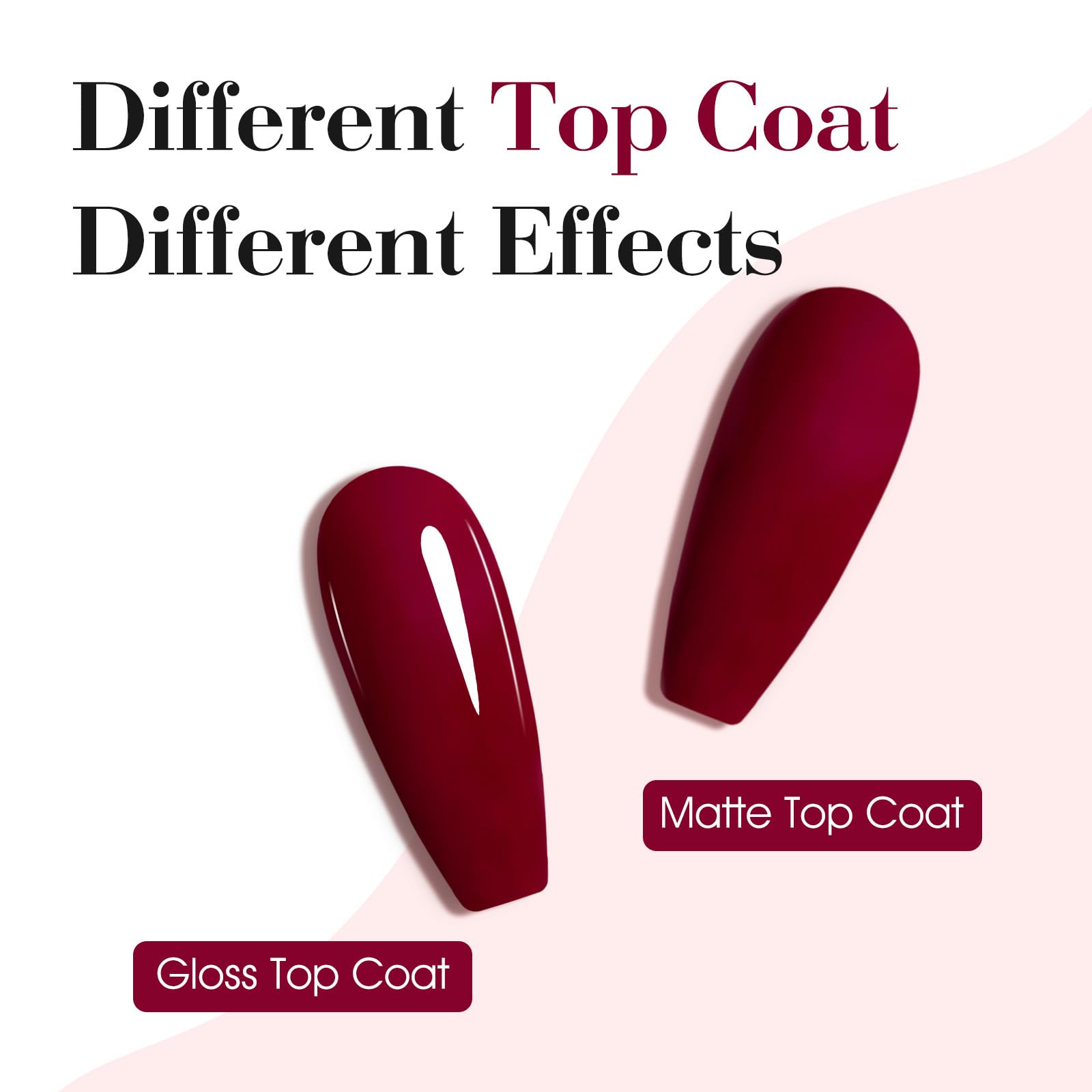 CANNI 6 Colors 9ml HEMA-FREE Dark Red Gel Polish Set – Deep Cherry Burgundy Kit