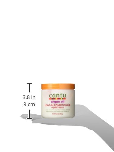 Cantu Argan Oil Leave-In Conditioner Repair Cream 2-Pack – 16 oz Each