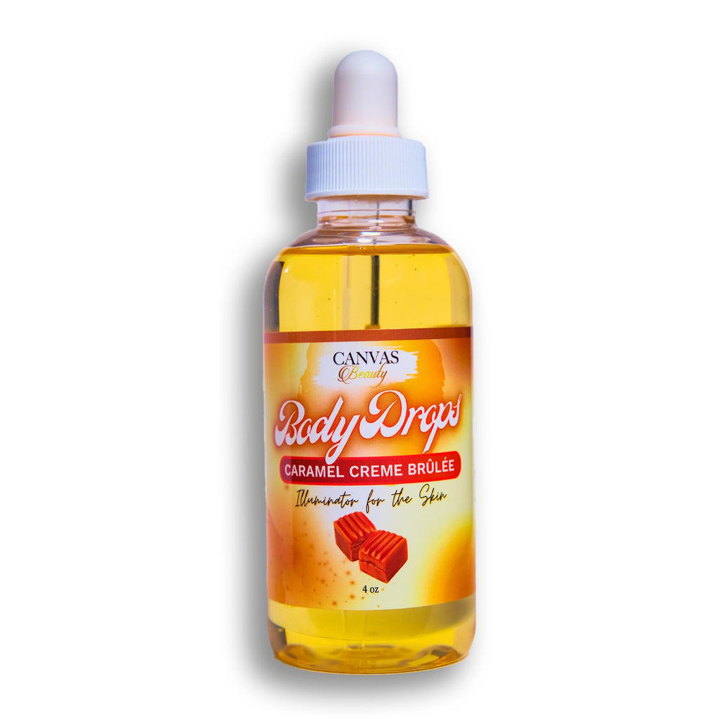 Canvas Beauty Body Drops Creme Brulee - Deep Hydration with Coconut & Jojoba