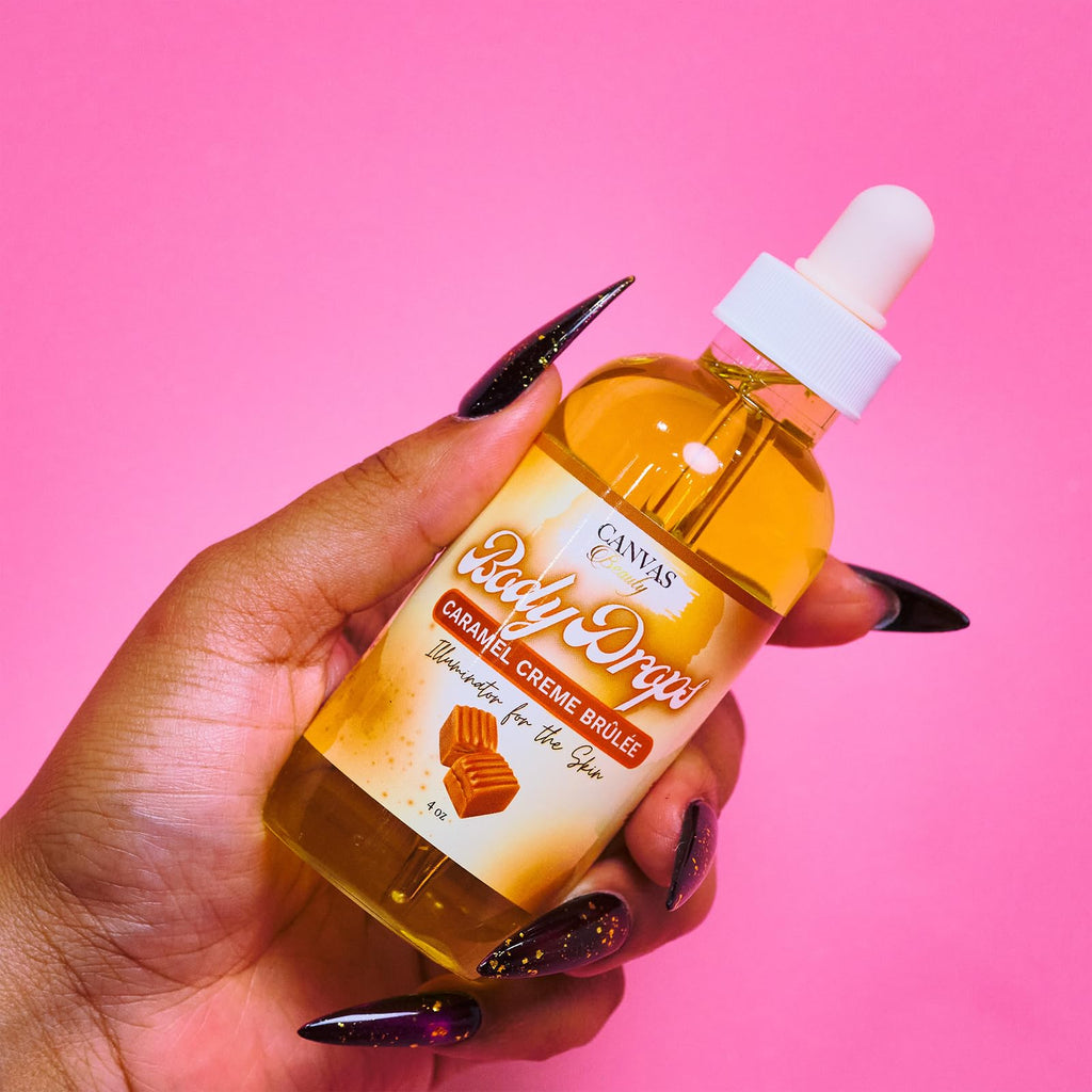 Canvas Beauty Body Drops Creme Brulee - Deep Hydration with Coconut & Jojoba