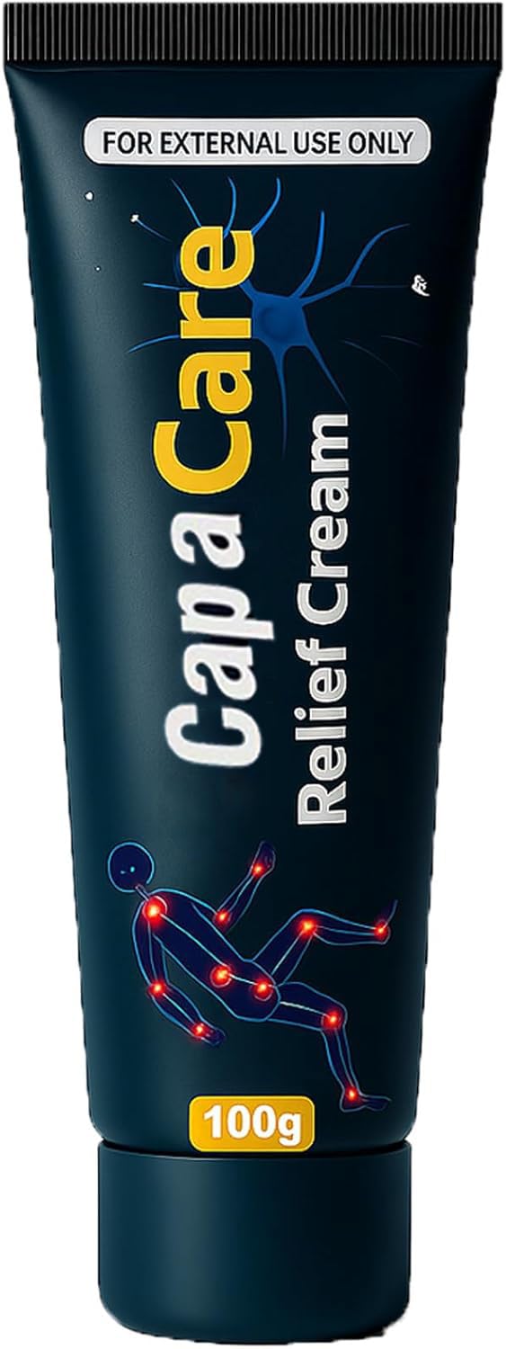 Capacare Original Neuropathy Relief Cream – Neurosoothe Formula with Capsaicin, Arnica