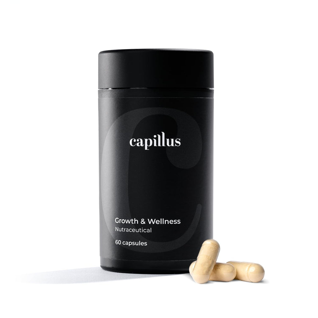 Capillus Hair Growth Vitamins – Biotin, Keratin & Cynatine HNS, 60 Capsules
