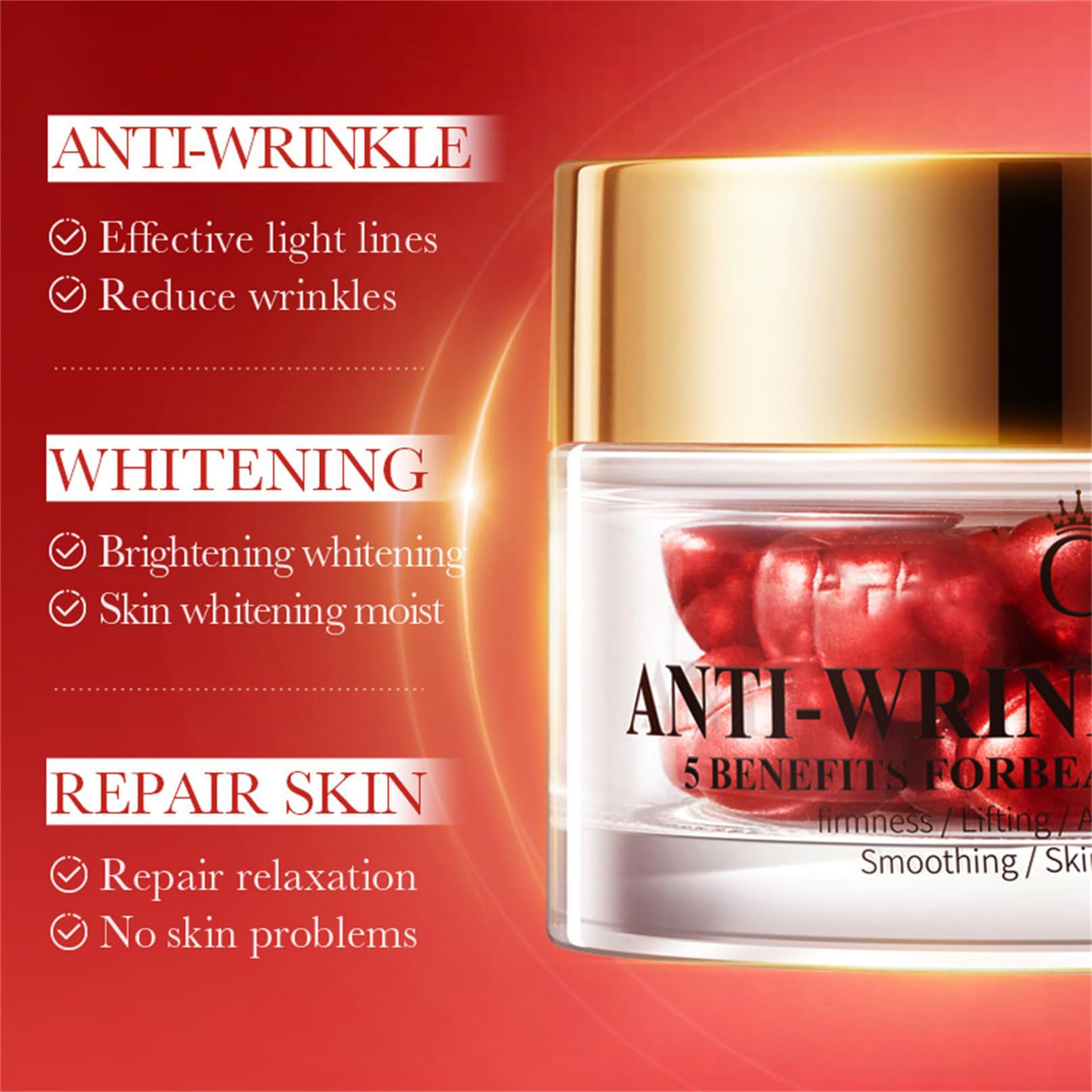Cappuvini Anti-Wrinkle Pill Serum & Essential Oil – Natural Anti-Aging Duo