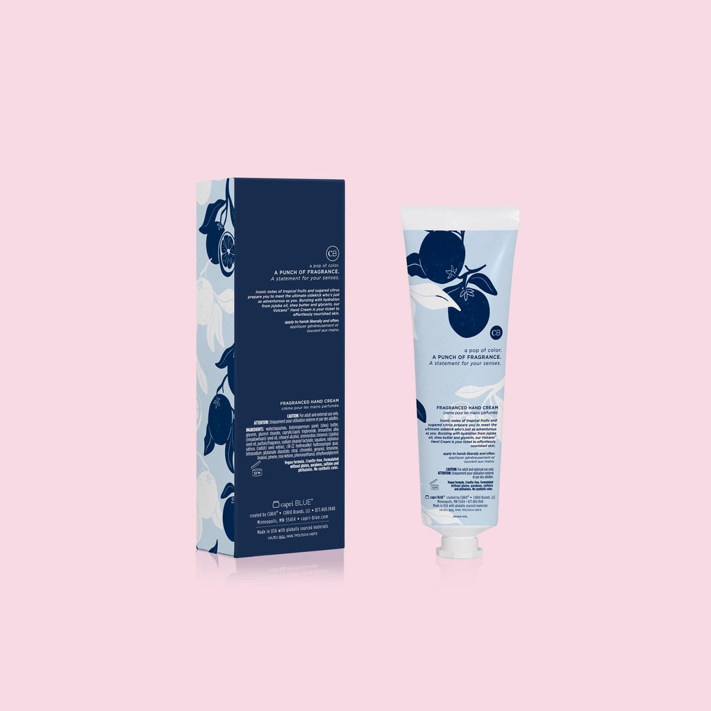 Capri Blue Flora Edit Hand Cream Travel Size — Volcano Scent, Jojoba Oil & Shea Butter