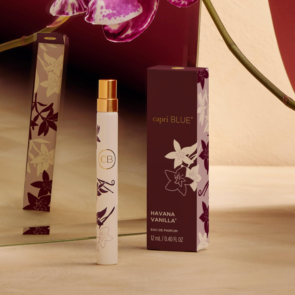 Capri Blue Havana Vanilla Eau de Parfume Pen – Travel Size, 0.4 fl oz