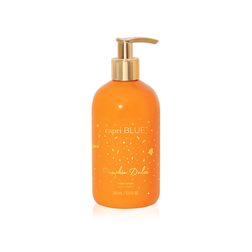 Capri Blue Pumpkin Dulce Hand Wash – Hydrating Liquid Soap with Pump (11.8 oz)