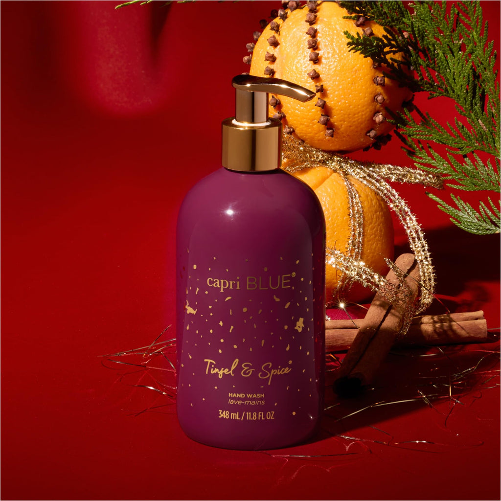 Capri Blue Large Moisturizing Hand Wash – Tinsel & Spice, 11.8 fl oz
