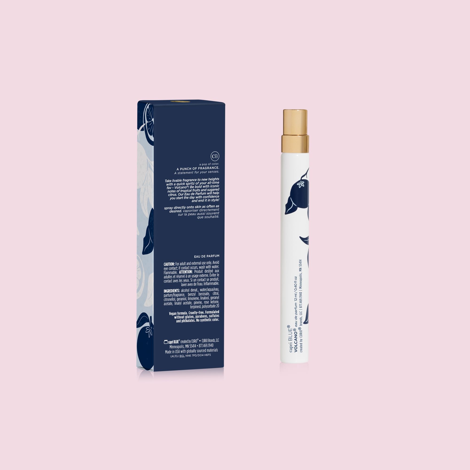 Capri Blue Volcano Flora Edit Eau de Parfum Spray Pen – Travel Size 0.4 fl oz