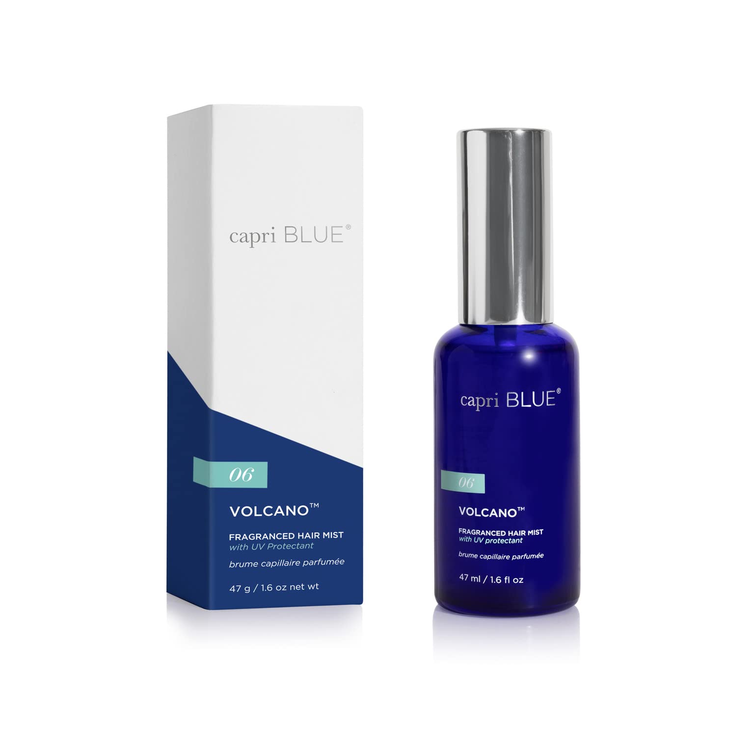 Capri Blue Volcano Hair Mist - Fragranced Shine Spray with Green Tea Extract & Rice Bran Oil (1.6 fl oz)