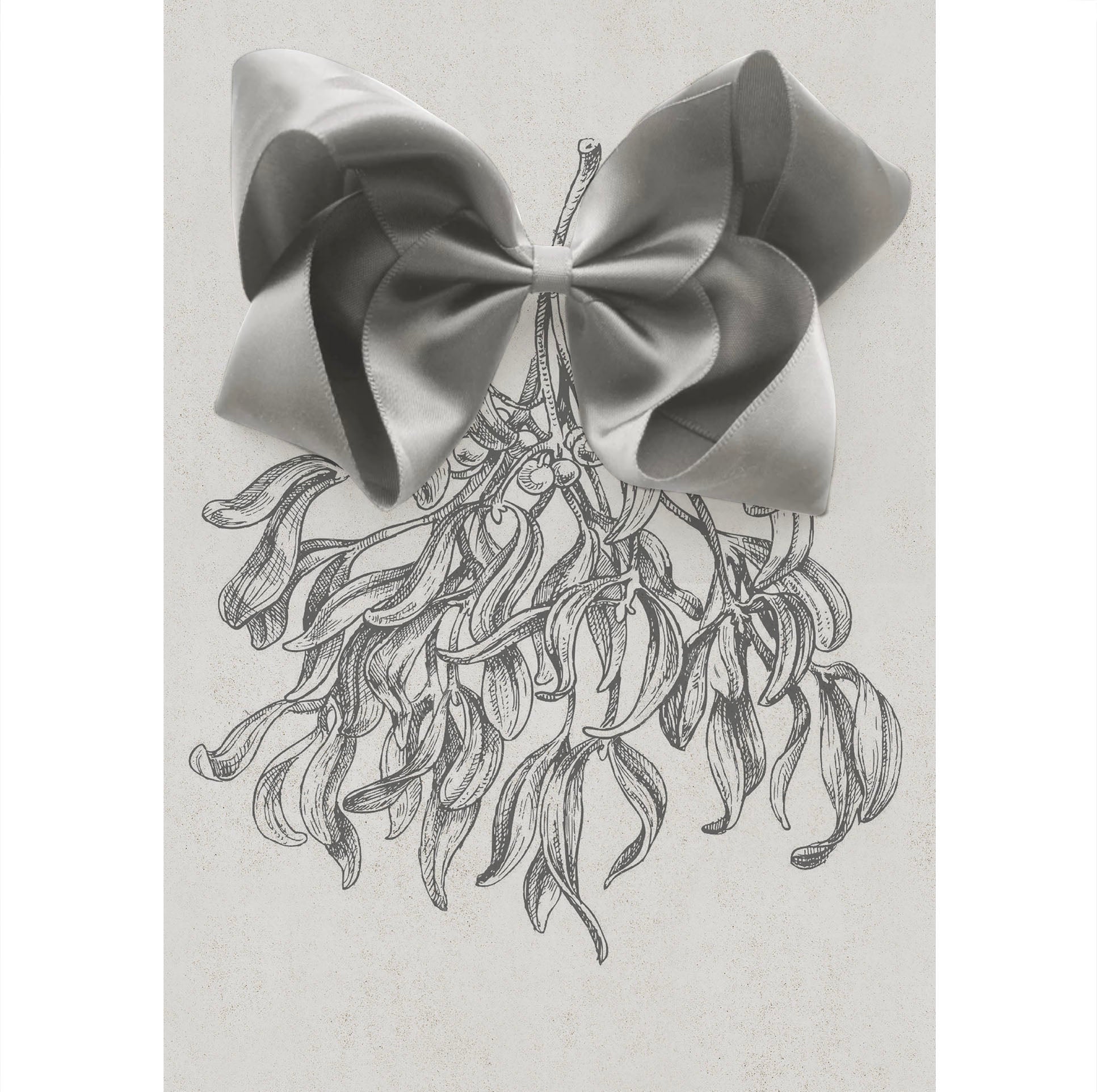Large Gift Set Silver Satin